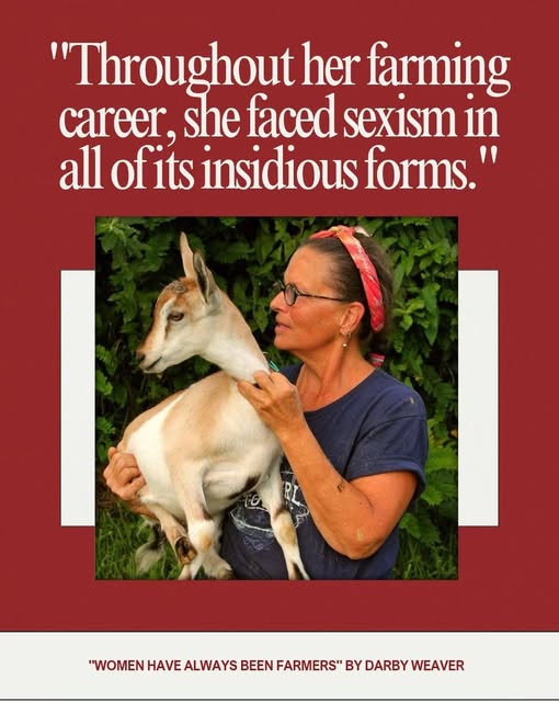 DESPITE THE OBSTACLES - A WOMAN FARMER SHE WAS DETERMINED TO BE!