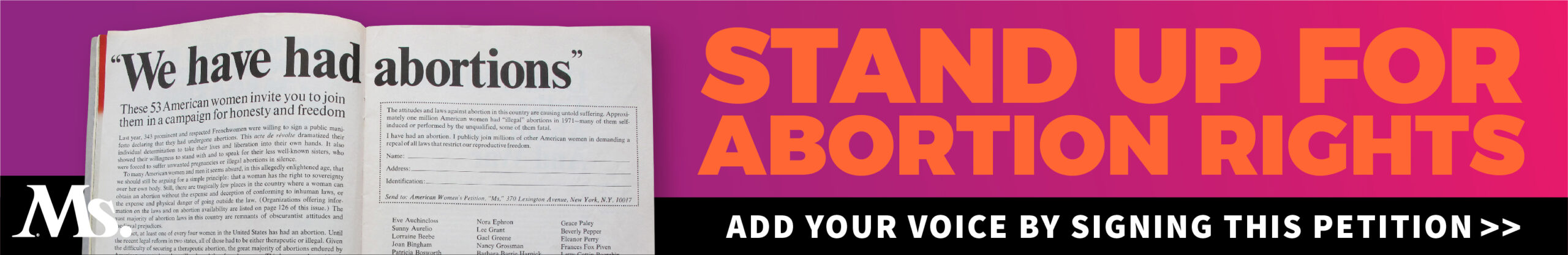 MAKE YOUR VOICE HEARD