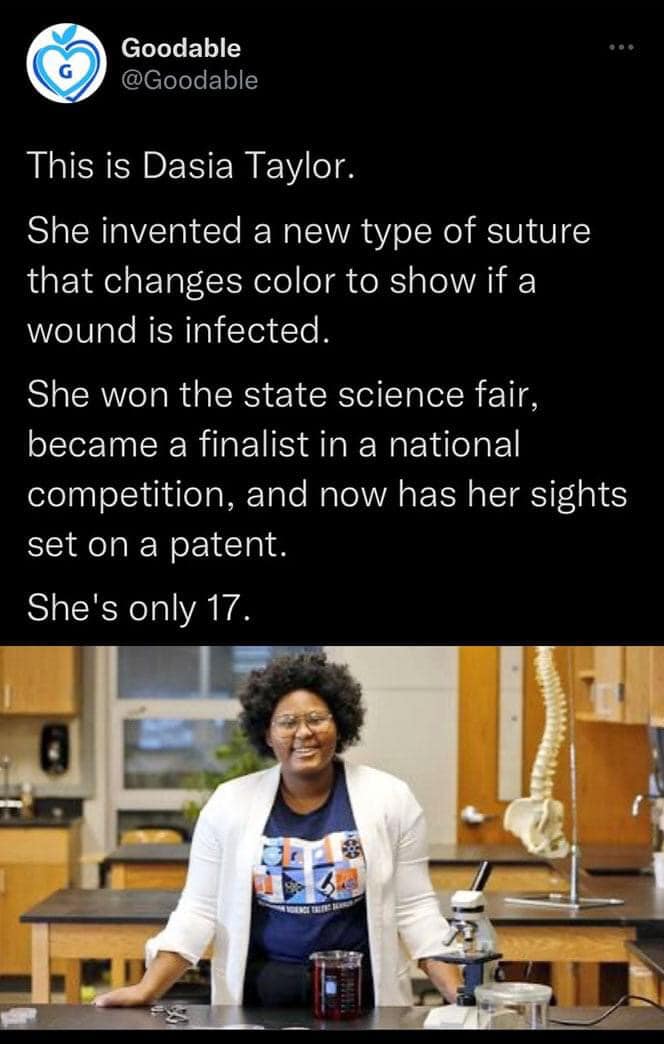 YOUNG WOMEN LIKE HER GIVE US HOPE FOR THE FUTURE